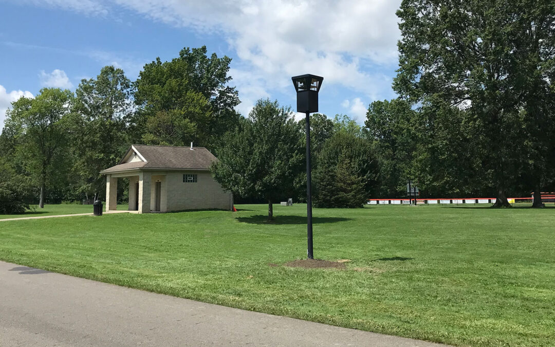 Park Lamppost Video Surveillance Cleveland